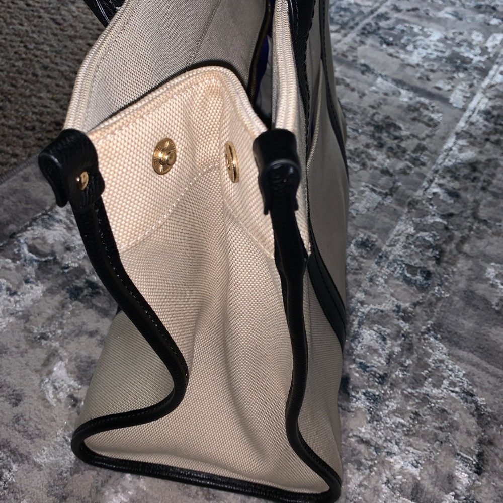 Brand New Henri Bendel Canvas/Leather Tote (NWOT) - Picture 9 of 12